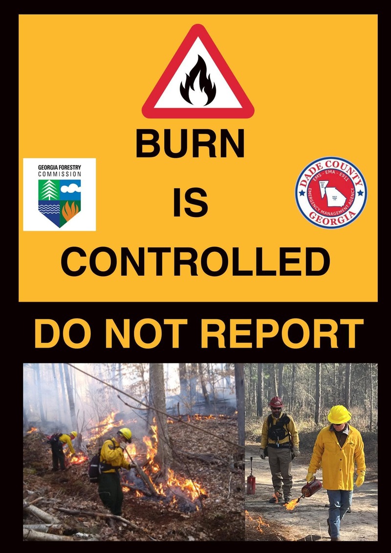 Controlled Burn of 109 Acres North of Trenton