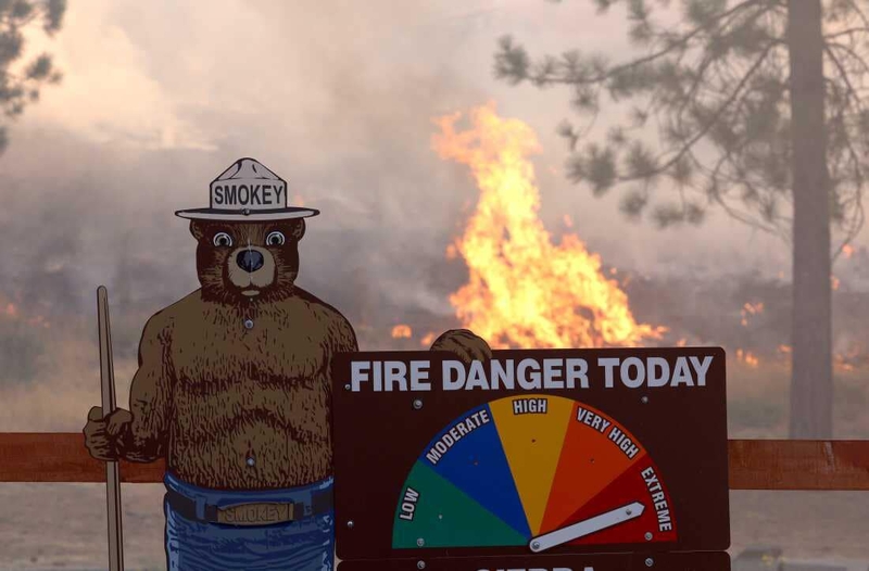 High Risk Of Fire Danger Today-Outdoor Burning Is Strongly Discouraged