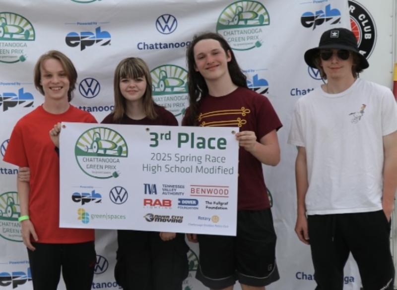 DCHS Motorsports Team Races to Podium Finish at Chattanooga Green Prix
